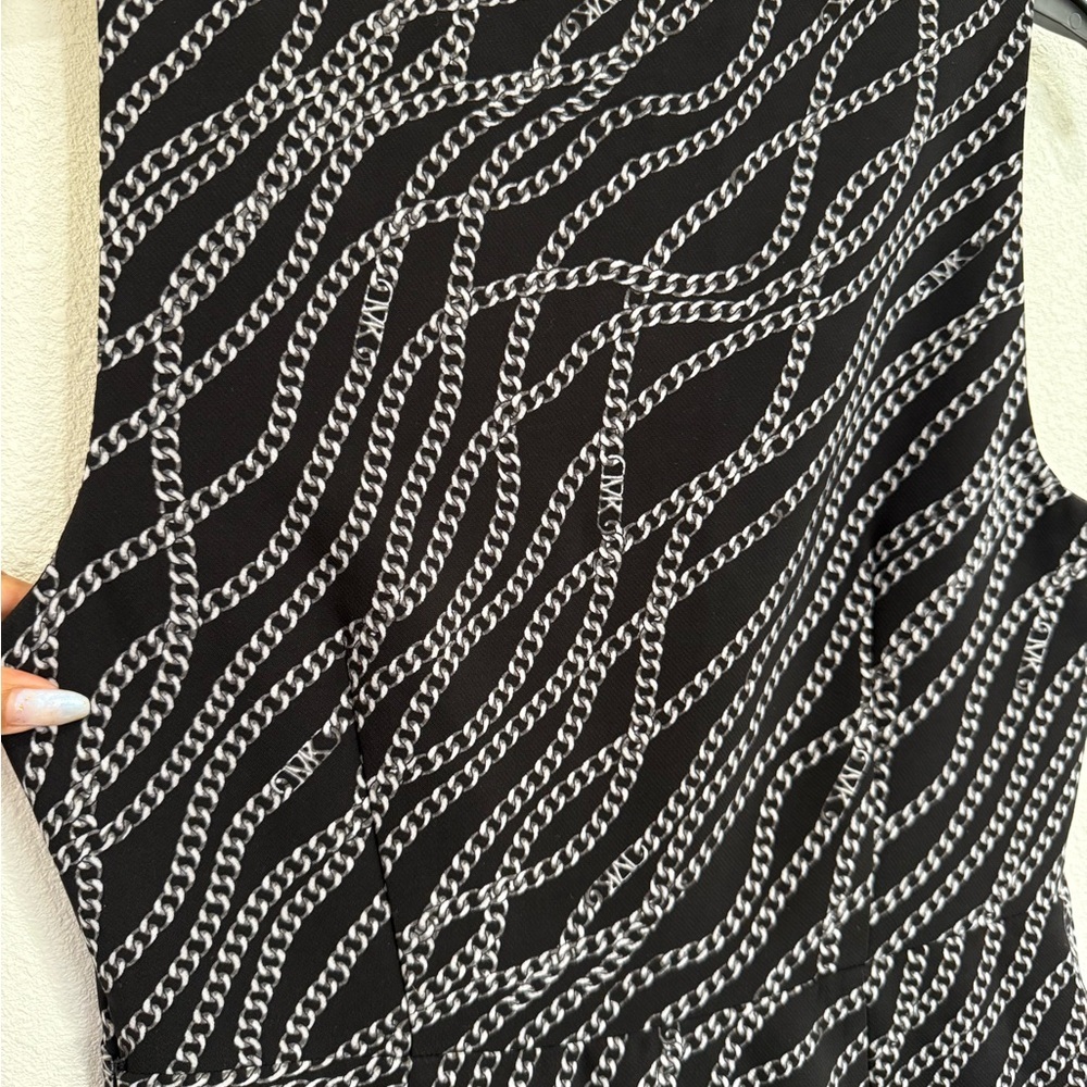 MICHAEL KORS Status Print Stretch Twill Mini Dress size XSmall - Picture 6 of 12